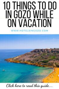 10 things to do in gozo while on vacation