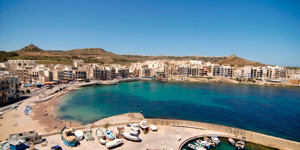 marsalforn bay in gozo