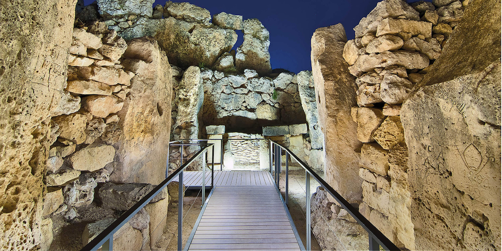 the ggantija temples in gozo