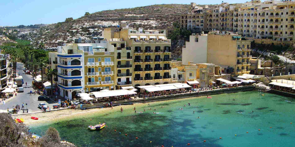 xlendi bay in gozo